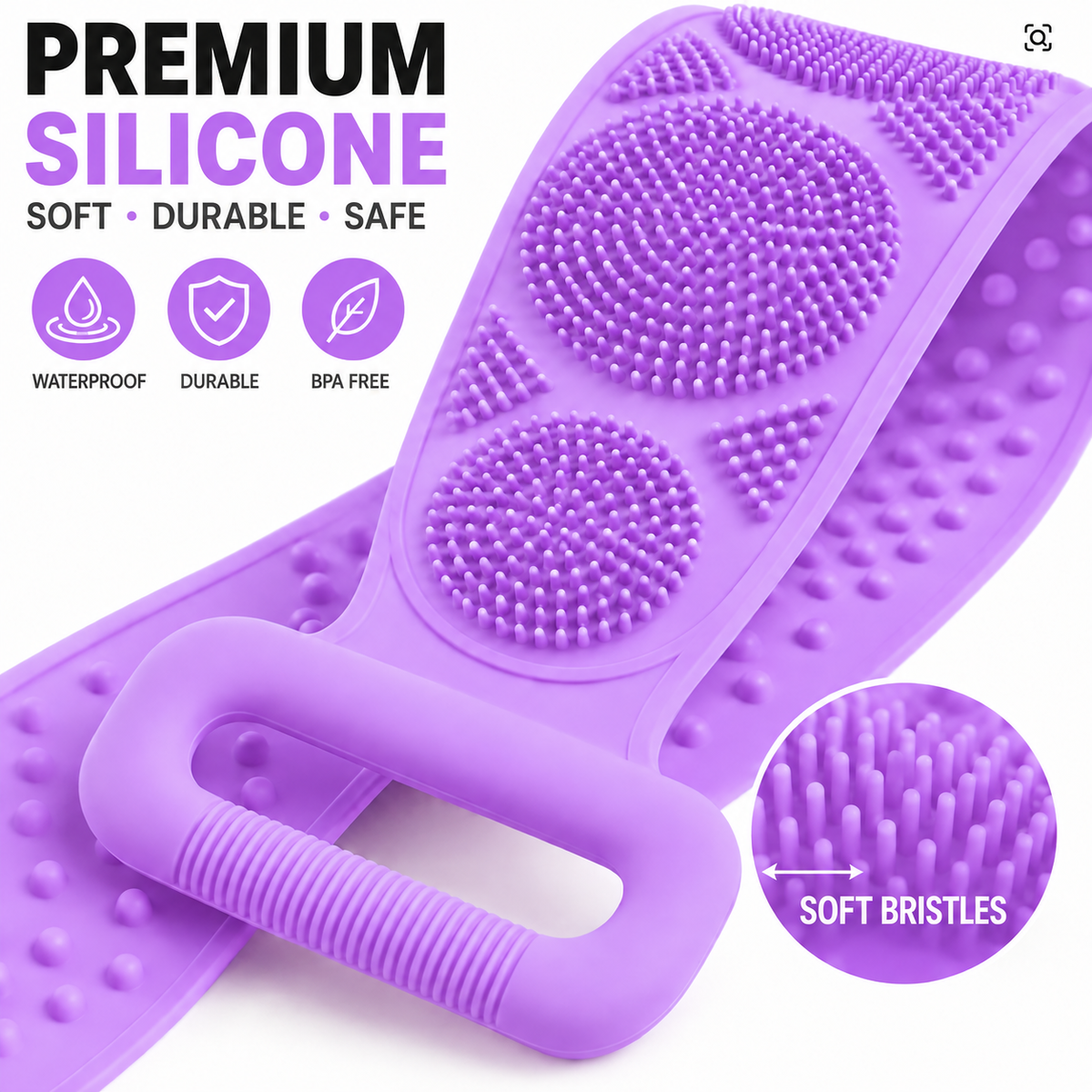 Silicone Back Scrubber